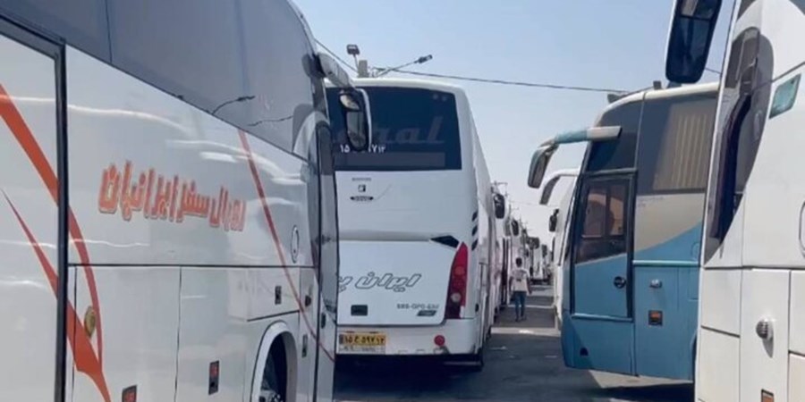 ۹۰۰ دستگاه اتوبوس در پایانه شهید رئیسی مستقر شده است