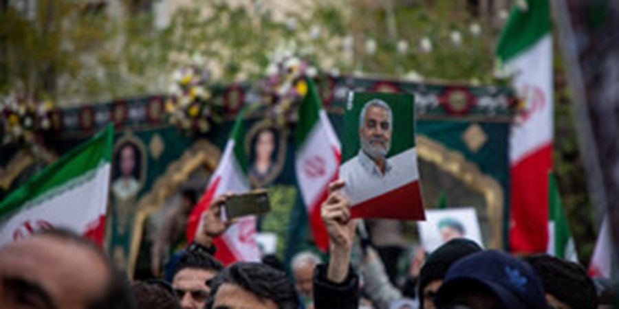 مراسم تشییع پیکر شهدای جنایات اخیر صهیونی - آمریکایی/۱