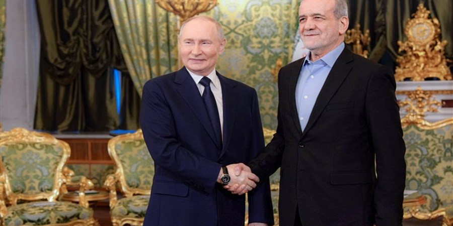 پزشکیان و پوتین در ترکمنستان دیدار می‌کنند