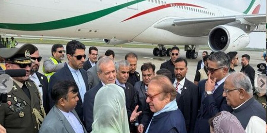پزشکیان وارد لاهور شد