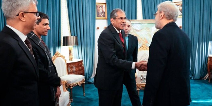 دیدار مقام امنیتی هند با لاریجانی