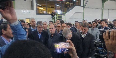 افتتاح کارخانه فرآوری خشکبار بر پایه فناوری پلاسما در رفسنجان با حضور اسلامی